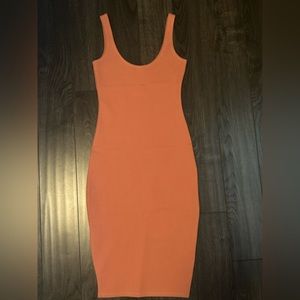 Coral Bodycon Dress